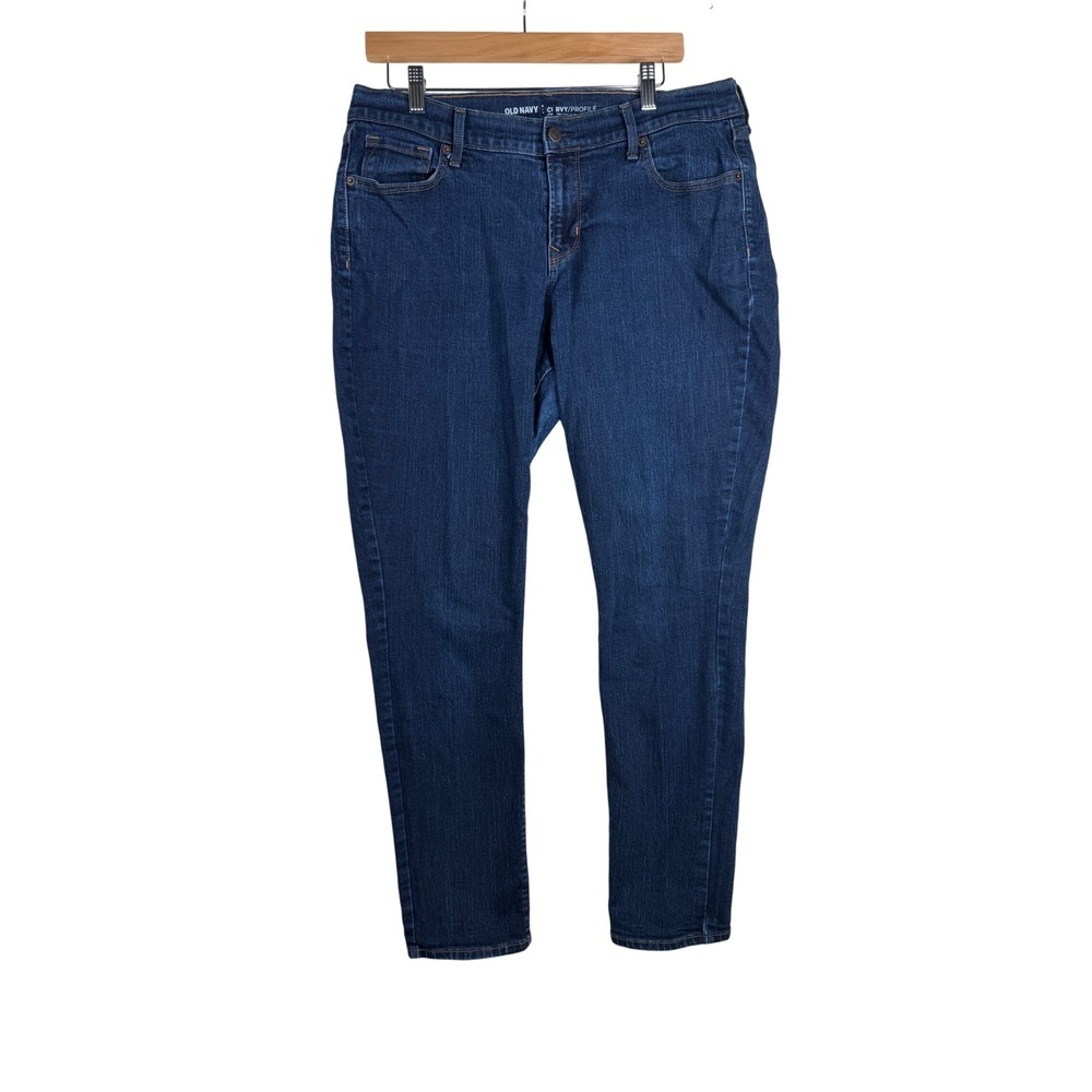 Old Navy Curvy Fit Skinny Jeans size 14 Blue